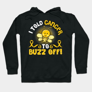 funny bone cancer bee warrior Hoodie